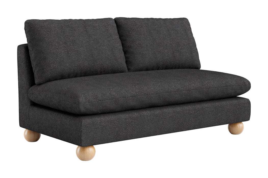 Minze - Loveseat - Black Zuo Modern