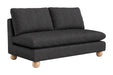 Minze - Loveseat - Black Zuo Modern
