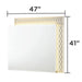 Stanley - LED Bedroom Mirror With Crocodile Texture Frame (Dresser Not Included) - Gray Matrix Furniture Group