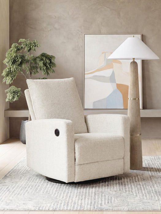Oaklynn-Manor - Swivel Glider Recliner - Canvas Signature Design by Ashley®