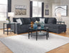 Altari - Right Arm Facing Corner Chaise With Sleeper 2 Pc Sectional - Slate Signature Design by Ashley®