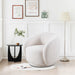 Swivel Accent Upholstered Barrel Chair Home Essentials