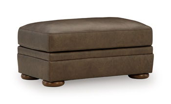 Carriage Point - Ottoman - Hickory Signature Design by Ashley®