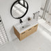 Wall Mounted Floating Bathroom Vanity With Sink, 3 Door Modular Cabinet Home Essentials