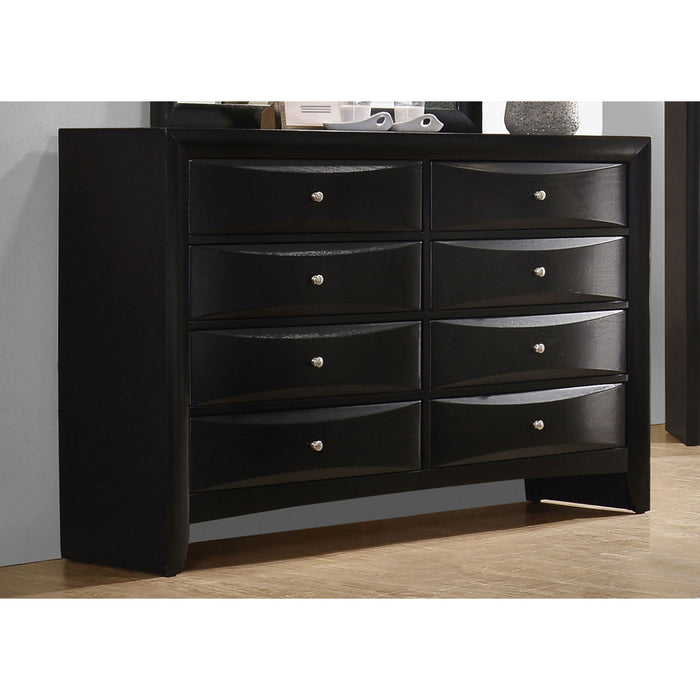 Palamino - 8 Drawer Dresser - Black Furniture Max