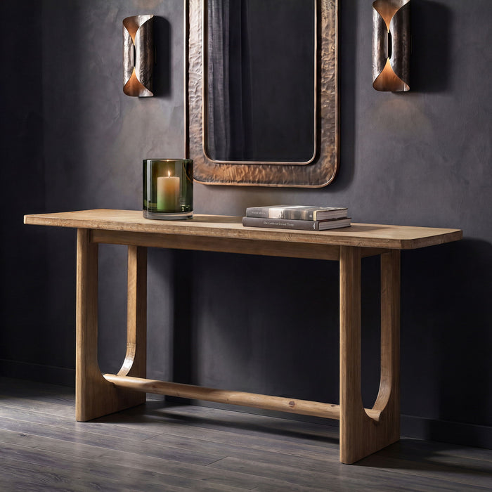 Turnkey - Trestle Console Table - Antique Brown Jennifer Taylor Home