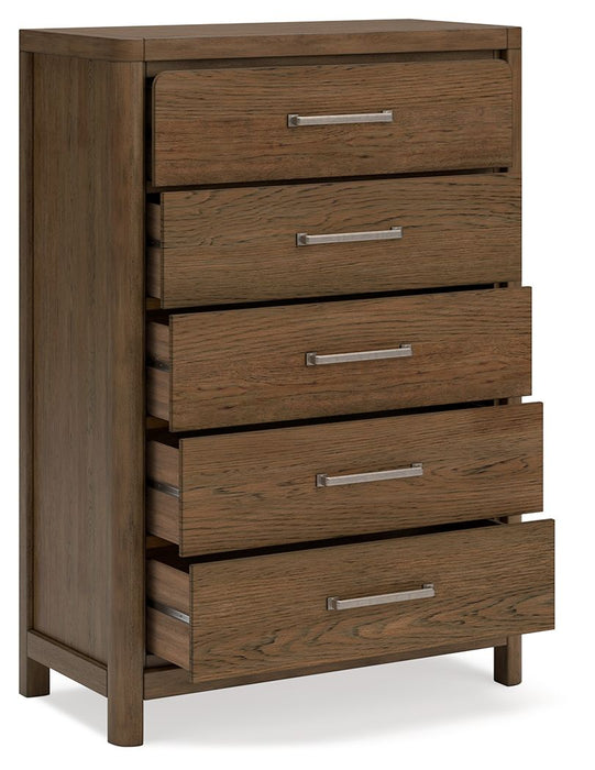 Cabalynn - Five Drawer Chest - Light Brown Signature Design by Ashley®