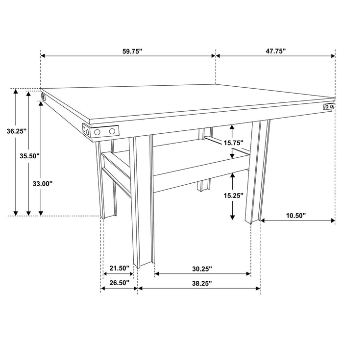 Walden - Counter Height Dining Set Furniture Max