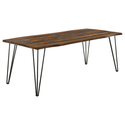 Neve - Sheesham Live Edge Dining Table - Gray Furniture Max
