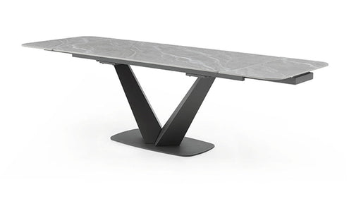 Cloud - Dining Table - Gray / Black Extravaganza Collection