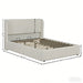 Upholstered Cloud Bed Frame With Headboard Home Essentials