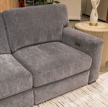 Stringer - RAF Power Sliding Chair - Slate Signature Design by Ashley®