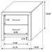 Brantford - 2 Drawer Nightstand Furniture Max