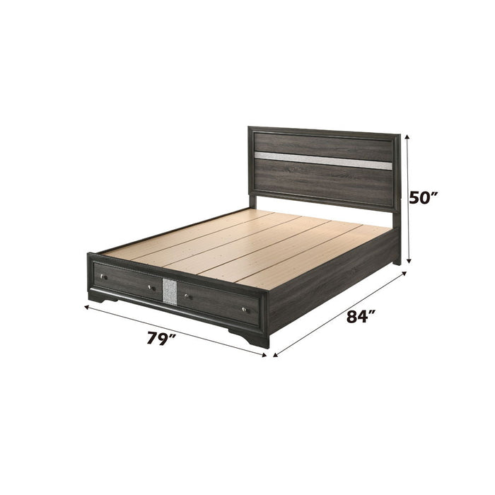 Naima - Bed w/Storage ACME