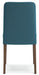 Lyncott - Dining Uph Side Chair (Set of 2) - Blue / Brown Signature Design by Ashley®