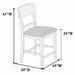 Ladder Back Dining Chairs (Set of 2) Home Essentials