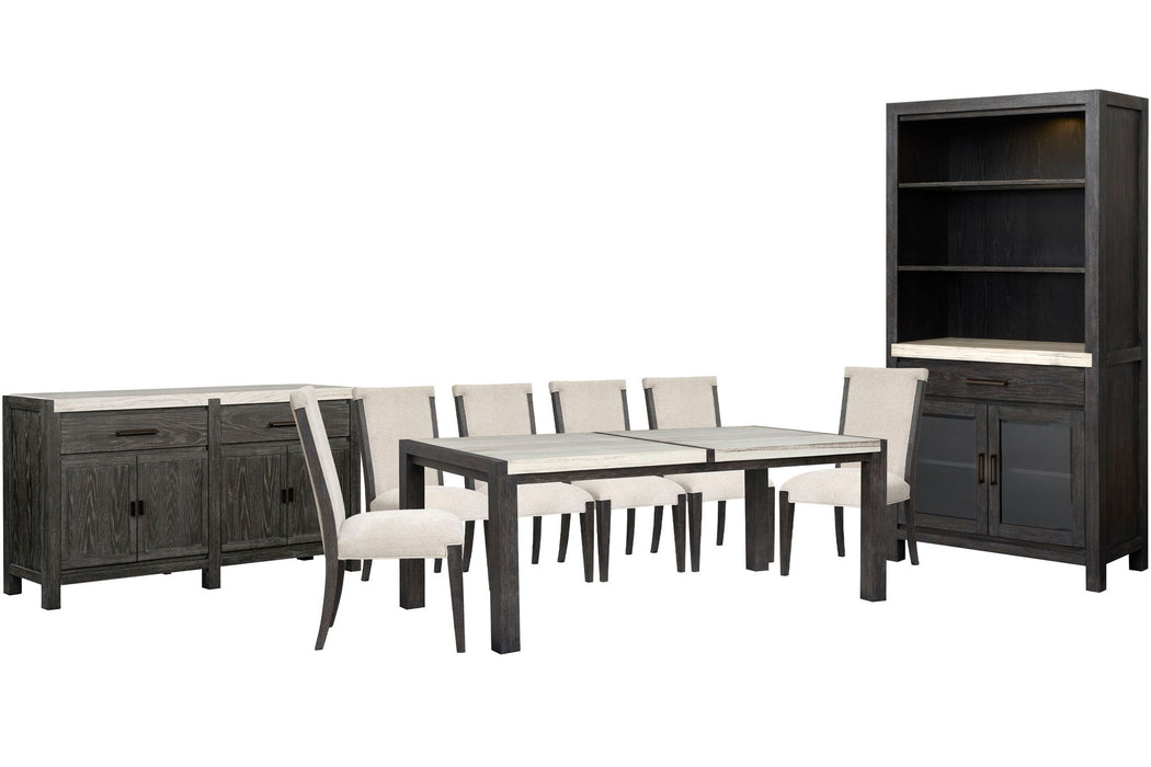 Plum Creek - 9 Piece Rectangular Dining Table Set Magnussen Furniture