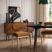 Riccio - Fabric Dining Side Chair (Set of 2) - Natural Frame Meridian Furniture