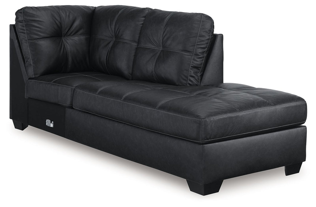 Barlin Mills - Raf Corner Chaise - Carbon Benchcraft®