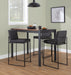Fuji - Contemporary High Back Barstool Elegant Design Lumi Source