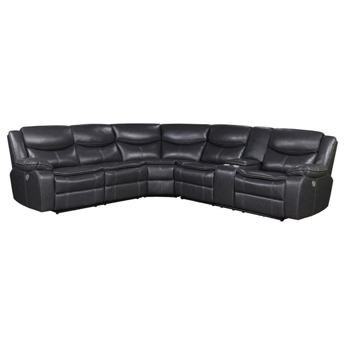 Sycamore - LAF Power Loveseat - Gray