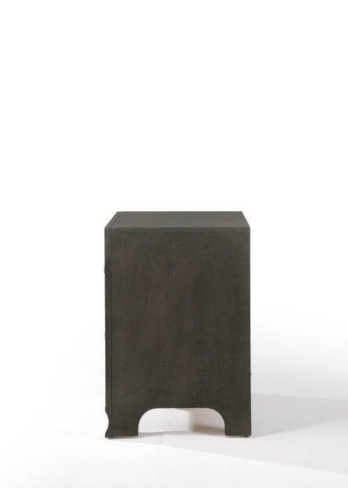 Carine II - Nightstand - Gray