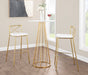 Modern Charlotte - Contemporary Fixed Height Barstool (Set of 2) Lumi Source