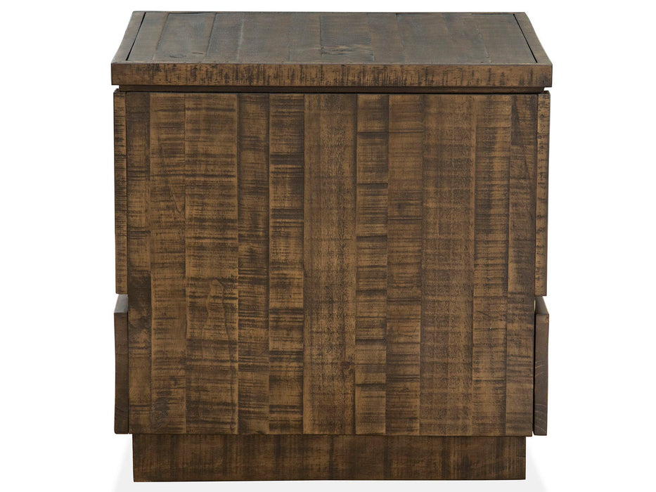 Baisden - Rectangular End Table - Tobacco Magnussen Furniture
