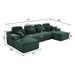 Sectional Sleeper Sofa & Storage Pockets, Modular Couch With Throw Pillows For Living Room Home Essentials
