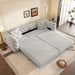 3 In 1 Convertible Sleeper, Deep Seat Pull Out Sofa Bed, Button Tufted Home Essentials