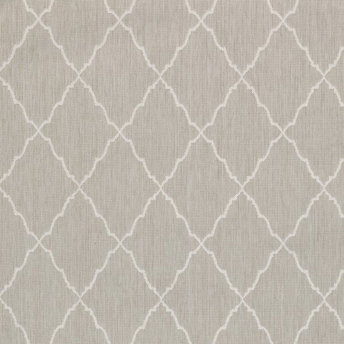 5' X 7' Indoor & Outdoor Area Rug - Gray / Ivory