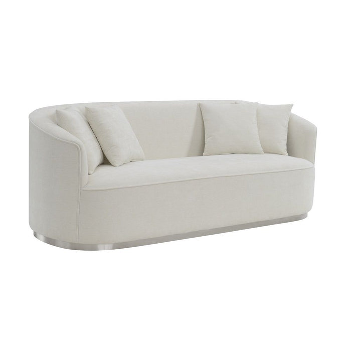 Odette - Sofa With 4 Pillows - Beige Chenille ACME