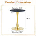 Round Dining Table With Thickened Top For Kitchen Home Essentials
