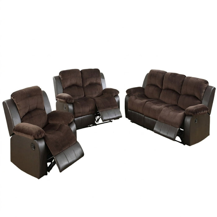 Modern Living Room Set, Reclining Mechanism Home Essentials