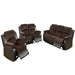 Modern Living Room Set, Reclining Mechanism Home Essentials