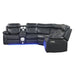 Lacrosse - Power Reclining Sectional Sofa Matrix Furniture Group