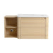 Wall Mounted Bathroom Vanity & Sink, Storage Shelves & Soft Close Door Home Essentials