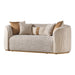 Gineverra - Loveseat - Biscotti / Ivory Gold Michael Amini