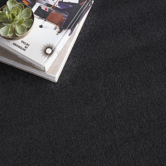 12' X 15' Power Loom Area Rug - Black