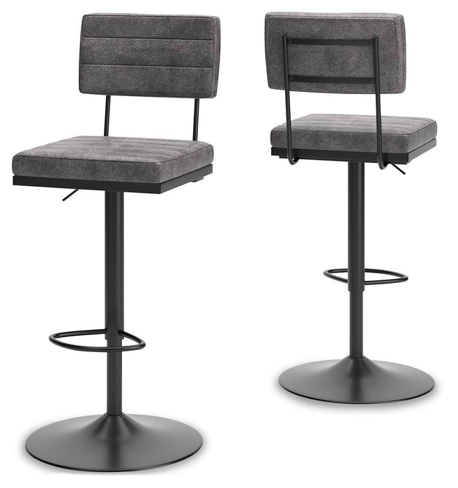 Strumford - Tall Swivel Barstool (Set of 2) Signature Design by Ashley®