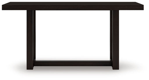 Neymorton - Rectangular Dining Room Counter Table - Dark Grayish Brown Signature Design by Ashley®