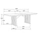 Dreydon - Extension Dining Table - Light Brown Furniture Max