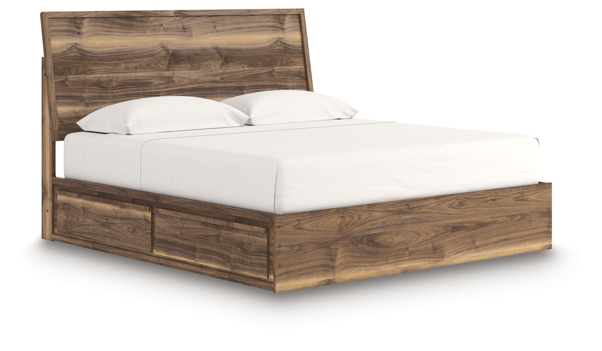 Chirason - Panel Bed With Storage Signature Design by Ashley®