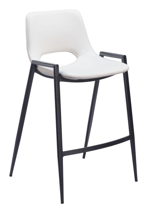 Desi - Counter Chair With Black Legs (Set of 2) Zuo Modern
