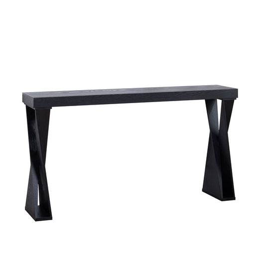 Console Table With Crossed Legs For Hallway - Black Home Essentials