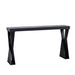 Console Table With Crossed Legs For Hallway - Black Home Essentials