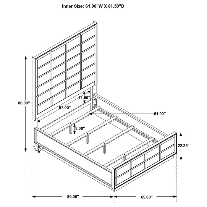 Drea - Panel Bed Furniture Max