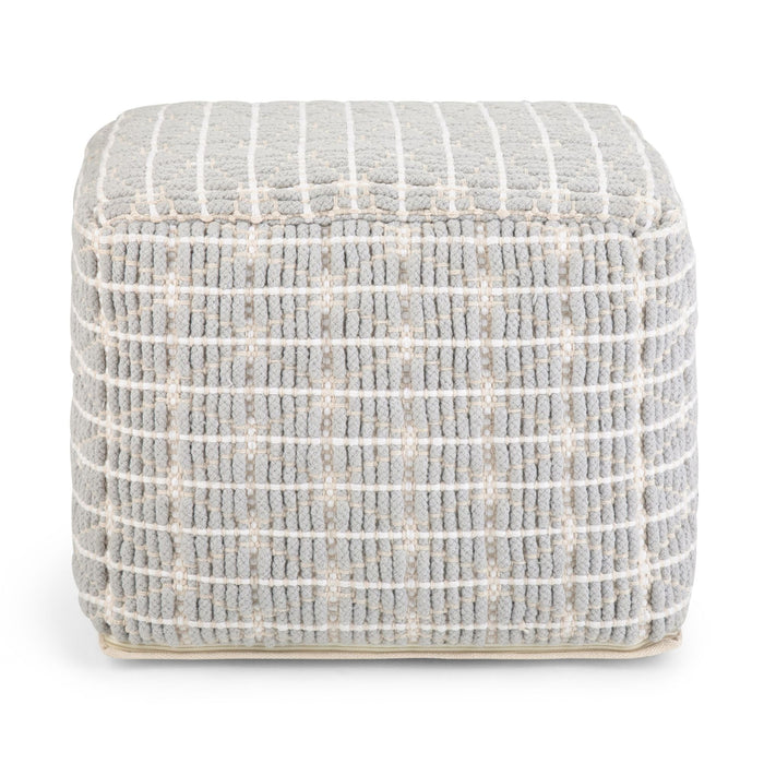 Noreen - Upholstered Square Pouf Simpli-Home