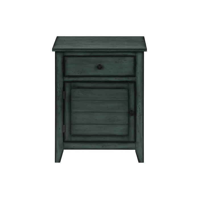 Accent Table With Storage Drawer - Blue 8th Street