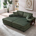 Convertible Sectional Sofa, Sleeper Oversized Living Room Lounge Home Essentials